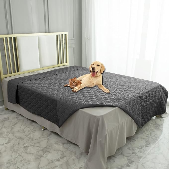 Ameritex Waterproof Blanket Reversible Dog Bed Cover Pet Blanket for Furniture Bed Couch Sofa by Ameritex