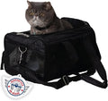 Sherpa Original Deluxe Travel Pet Carrier, Airline Approved & Guaranteed On Board - Black, Small by Sherpa