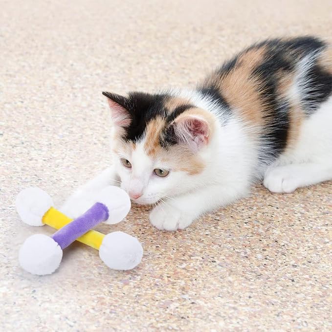 CiyvoLyeen Plush Cotton Swab Catnip Toys for Indoor Cats 6 Pack | Cat Chew Kicker Toys, Boredom Relief, Interactive Play, Soft Durable Plush with Catnip, Funny Gift for Cat Lovers & Kitten - Image 7