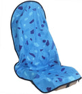 Car Seat Cover Protector Front Seats,for Gym Workout,Running,Swimming,Beach and Hiking,Waterproof Sweat Towel Bucket Seat Covers for Cars SUV Trucks (Blue Marbling, 1Pcs) by LoyaGour
