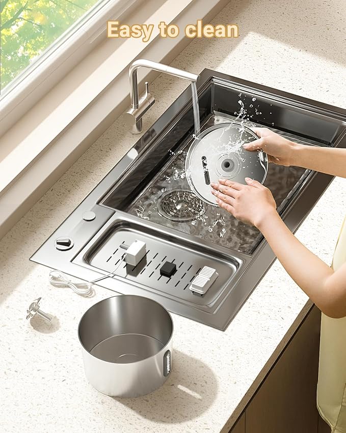 Cat Water Fountain Stainless Steel - 74oz/2.2L Automatic Large Pet Watering Bowl Dispenser for Indoor Cats - Drinking Fountains with 6 Filter, Gifts for Dogs and Kitty - Dog Waterer Bowls No Spill - Image 6