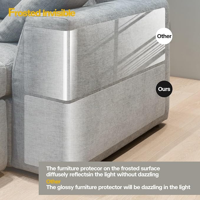 Cat Scratch Furniture Protectors from Cats Scratching, 20 Pack Thicken Self-Adhesive Single Side Couch Protector from Cat Claws for Couches - Image 2