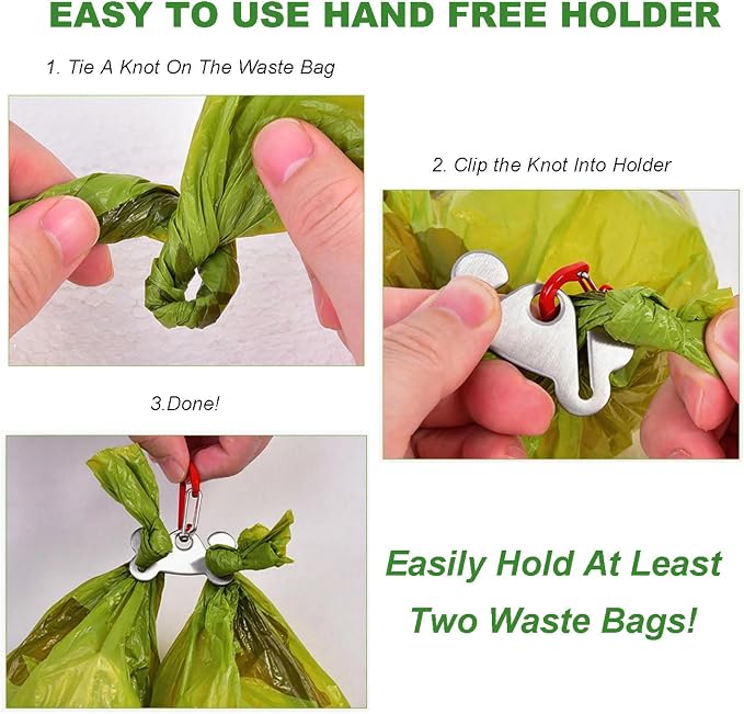 1PC Dog Poop Bag Holder, Waste Bag Holder, Dog Poop Bag Carrier, Hand Free Holder - Image 5