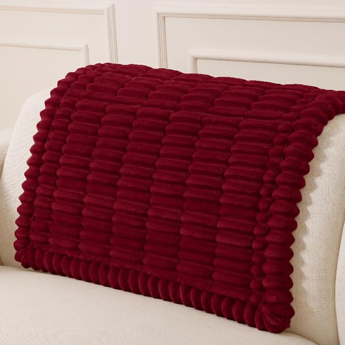 hyha Couch Cover for Dogs, Washable Non Slip Plush Flannel Sofa Protector | Thick Flannel, Anti-Slip Backing, Pet Hair & Scratch Protection, Fits Sofa & Loveseat (35.4" x 35.4") by hyha