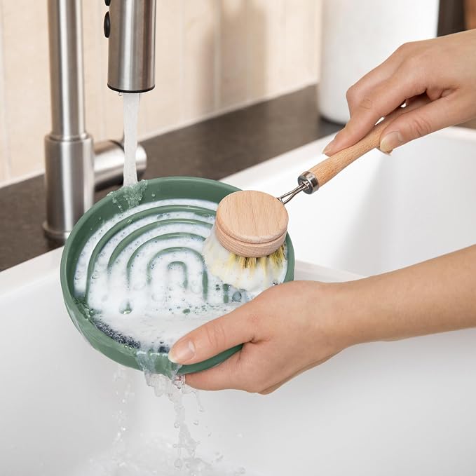 Should We Go? Slow Feeder Dog Bowls - Small Size Silicone Slow Eating Dog Bowl for Puppies & Dogs with Suction Cup -Dishwasher-Safe, Lick Mat Design, Reduces Gulping, for All Breeds, 6”x1.25”- Spruce - Image 7