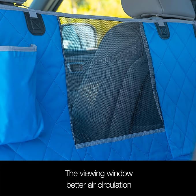 Dog Seat Cover for SUV and Small Truck, Waterproof Car Hammock Heavy Duty Back Seat Cover for Dog with Mesh Window Durable Scratchproof Pet Car Seat Protector for Rav4 CR-V Jeeps - Image 6