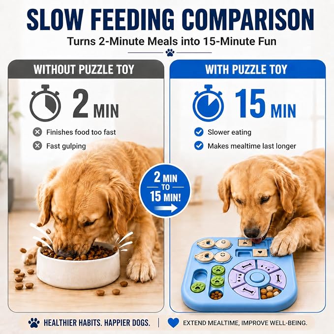 Tee Shirt Galaxy Dog Puzzle Toys, Treat Dispensing Puzzle Feeder for IQ Training and Mental Stimulation, Slow Feeder Enrichment Toy for Small Medium Large Dogs, Light Blue - Image 5