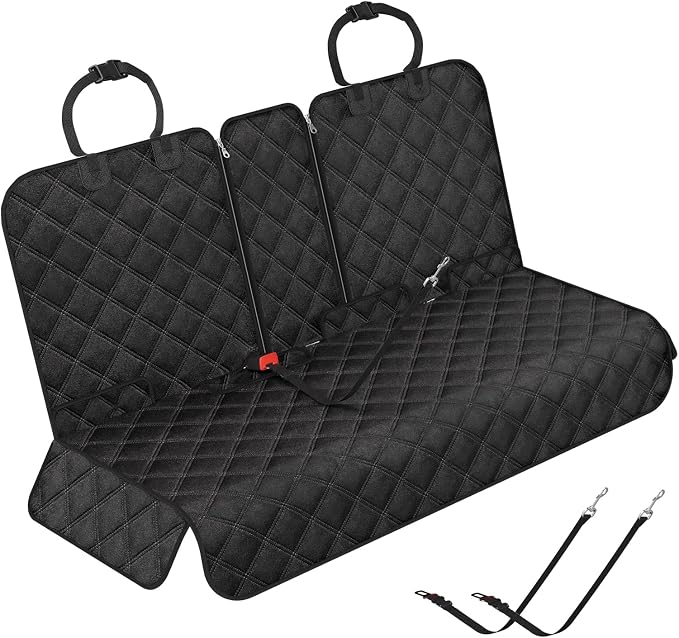 Simple Trending Dog Car Seat Cover, Back Seat Pet Bed Mat Protector Waterproof Bench Car Seat Cover, Nonslip Pet Car Bed Dog Hammock for Car, SUV, Truck by SimpleTrending