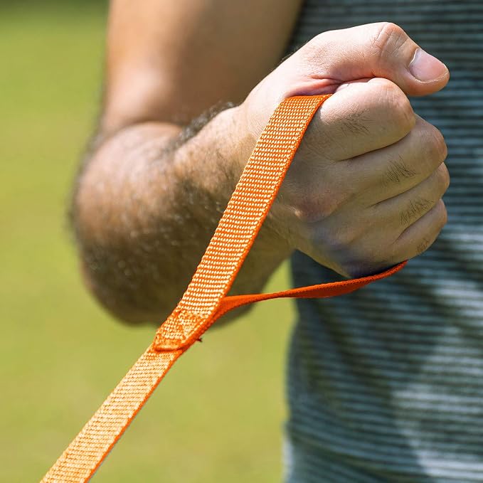 Hi Kiss Dog/Puppy Obedience Recall Training Agility Lead - 15ft 20ft 30ft 50ft 100ft Leash - Great for Play, Camping, or Backyard - Orange - Image 2