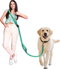 Hands Free Dog Leash,Galaxy Reflective, Crossbody Dog Leash, Green | Galaxy Reflective • Outdoor Ready • Emergency Control Handle • Multi-Way Wear by JCHOUSEPetSupplies