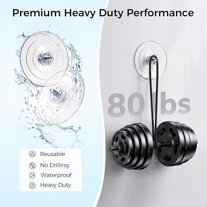 [4-Pack Suction Cups Only] Replacement Suction Cups with Screw Caps for Cat Window Perch, Clear PVC Threaded Nut Window Hammock Spare Parts for Indoor Cat Bed Window Seat - Image 3