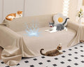 Loiion Cat Scratch Couch Cover Waterproof Sofa Cover 118"x91" Almond | Pet-Friendly Couch Protector, Anti-Scratch & Non Slip Sofa Cover For Cats Dogs Kids, Machine Washable by Loiion