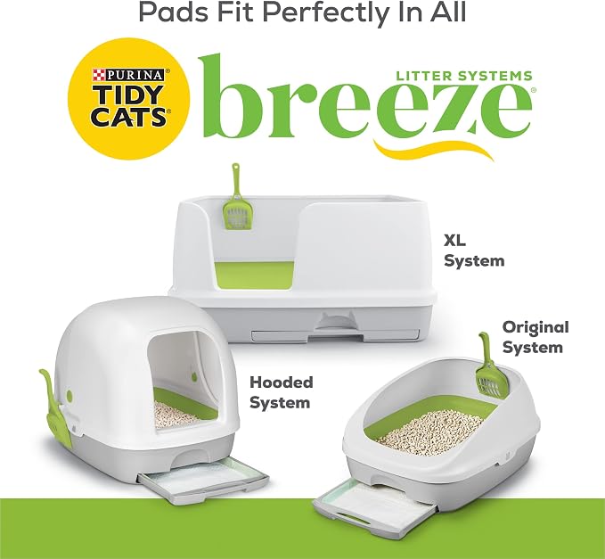 Purina Tidy Cats Cat Litter Breeze Pads Refill Pack Multi Cat Litter Pads - 8 ct. Bag (Pack of 2) - Image 6