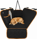 Active Pets Dog Car Seat Cover for Back Seat, Waterproof Pet Protection Hammock, SUV Truck Car Backseat Protector with Safety Features, XL, Orange by ActivePets