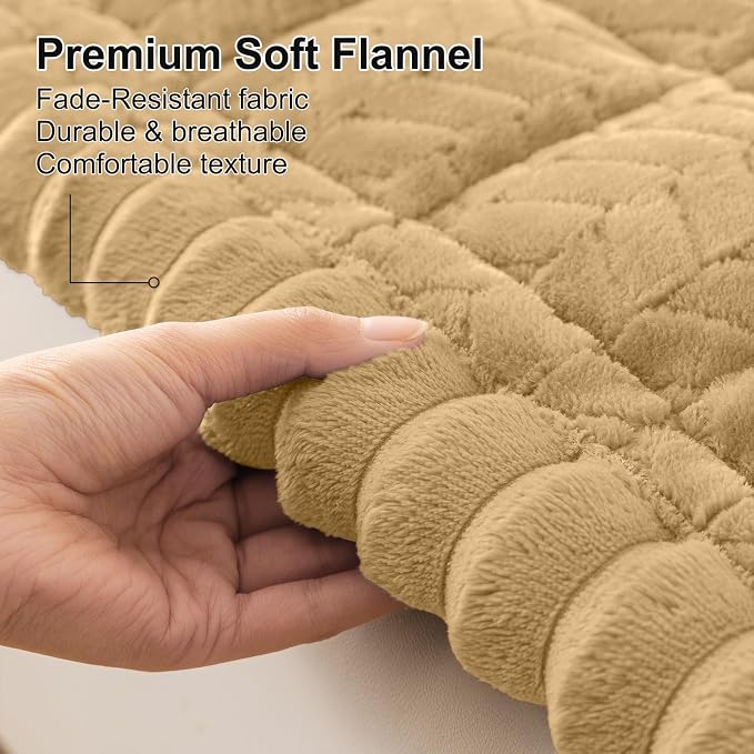 Smiry Couch Cover for Dogs, Non Slip Fuzzy Pet Sofa Covers Washable | Sofa Slipcovers for 3 Cushion Couch, Soft Thick Furniture Protector for Cats Dogs, Against Fur, Dirt, Scratch (27.6"x82.7") - Image 5