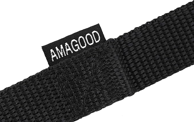 AMAGOOD Dog/Puppy Obedience Recall Training Agility Lead-15 ft 20 ft 30 ft 50 ft Long Leash-for Dog Training,Tie Out,Play,Safety,Camping (50Feet x 1Inch, Black) - Image 6