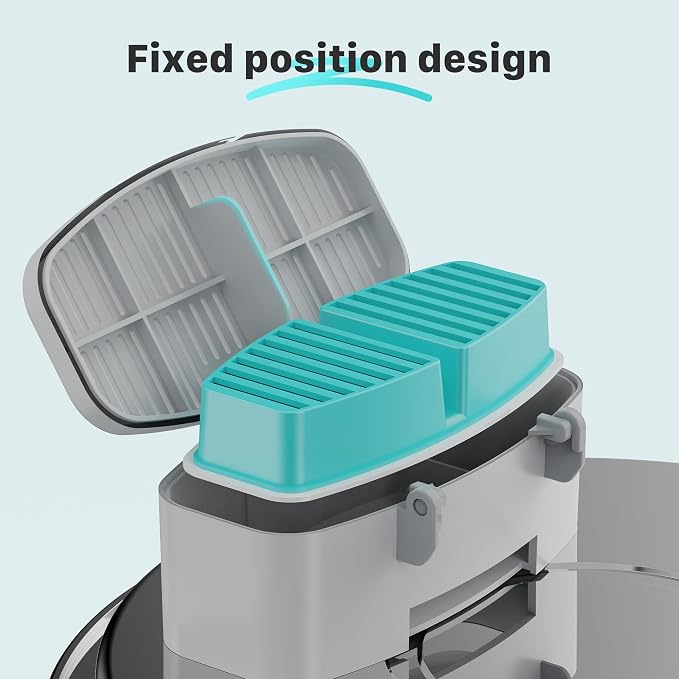 BEMOONY Cat Water Fountain Filters : Pet Water Fountain Replacement Filter | 24 Packs of Cat Fountain Filters (12 Carbon Filters + 12 Sponges) - Multiple Filtration Please replace it every 2-3 weeks - Image 6