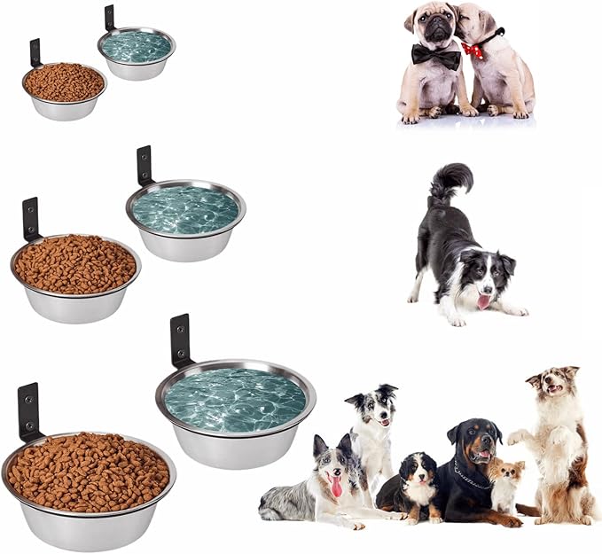 FOYO Elevated Cat Bowls, Raised Cat Food and Water Bowls,Wall Mounted Pet Comfort Feeding Bowls - Image 4