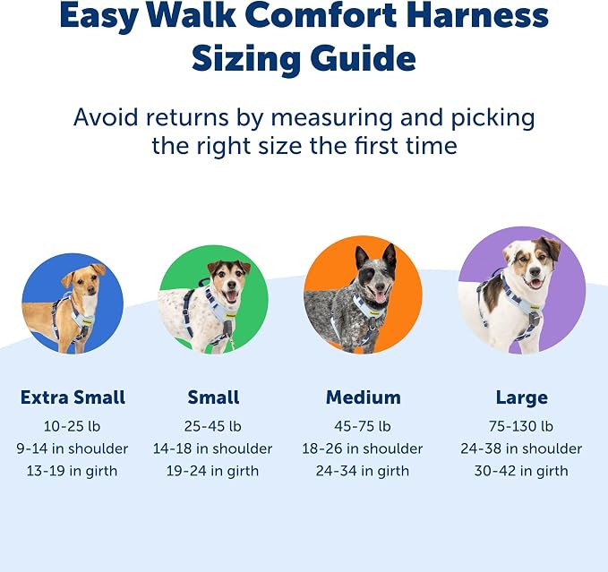 PetSafe Easy Walk Comfort No Pull Dog Harness, Green Gringham, Small | Stops Pulling on First Use with Front Martingale Loop, Padded Comfort, 5-Point Adjustable Fit - Image 6