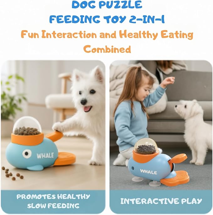 Interactive Dog Toy with Suction Cups, Treat Dispensing Slow Feeder Puzzle for Small & Medium Dogs – Keeps Dogs Busy & Reduces Boredom - Image 6
