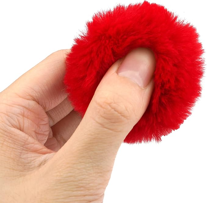 CHIWAVA 24PCS 1.8" Catnip Furry Cat Toys Ball Soft Pom Pom Balls Kitten Toy | Assorted Color Chasing Quiet Play, Lightweight Interactive Fetch Balls, Great for Indoor Kitten Activity Daily Plays - Image 6