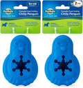 PetSafe Chilly Penguin-Freezable Dog Toy for Small Dogs-Fill and Freeze-Frozen Dog Toy to Fill with Treats-French Vanilla Scented-Interactive Pet Puzzle for Boredom or Separation Anxiety,(Pack of 2) by PetSafe