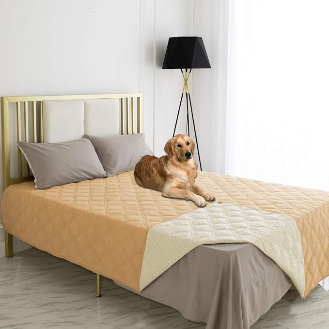 Ameritex Waterproof Dog Bed Cover Pet Blanket with Anti-Slip Back for Furniture Bed Couch Sofa by Ameritex