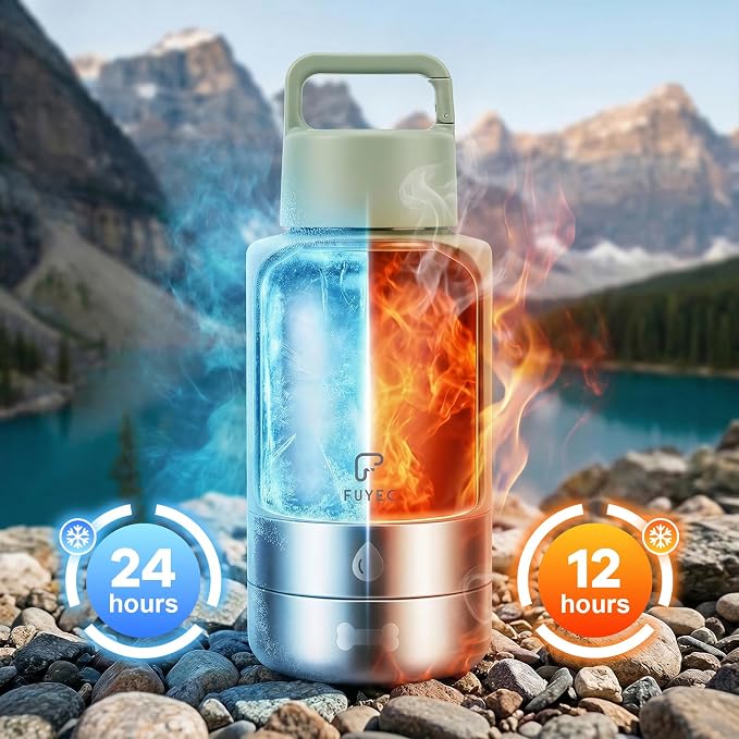 32oz 3-in-1 Dog Water Bottle Stainless Travel Cup with 2 Bowls,Green | 2 Detachable Food and Water Bowls | Leak Proof | Ideal Gift for Dog Lovers for |Pet Gear for Outdoors, Hiking, Parks - Image 2