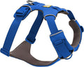 Ruffwear, Front Range Dog Harness, Reflective Soft Padded Everyday Harness with Dual Leash Clips, Adjustable and Lightweight Fit for Training or Walking for All Dogs, Blue Pool, Small by RuffwearInc