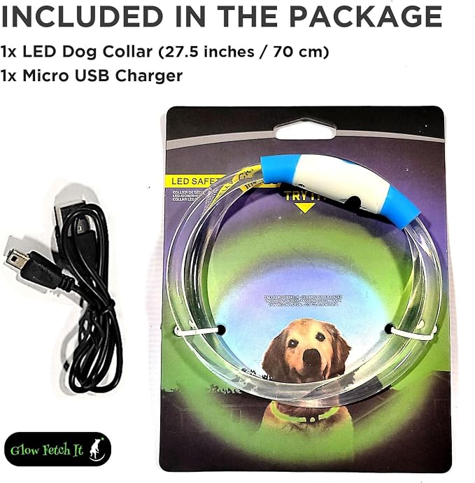 (2 Pack) 360 LED Light Up Dog Collar Rechargeable 3 Modes Pet Safety Lights Necklace for Night Walking TPU Reusable Universal Adjustable Cut to Fit Small, Med, Large (2 Pack Red+Green) - Image 7