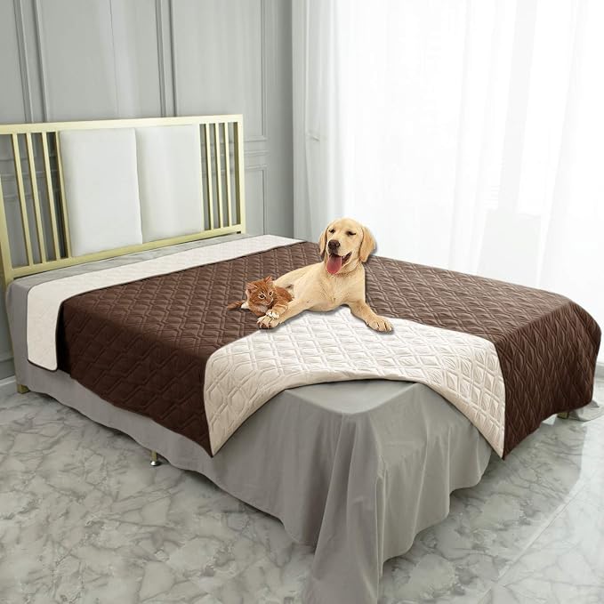 Ameritex Waterproof Dog Bed Cover Pet Blanket for Furniture Bed Couch Sofa Reversible - Image 6