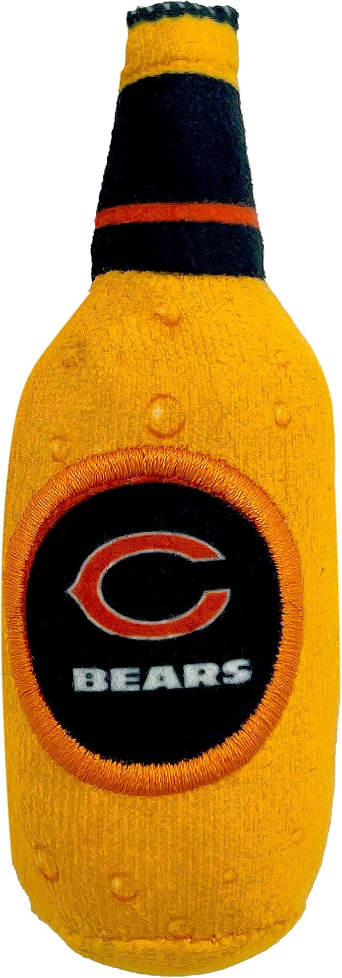 Best Plush CAT Toy - NFL Chicago Bears Complete Set of 3 piece Cat Toys Filled with Fresh Catnip. Includes: 1 Helmet Cat Toy, 1 Football Cat Toy with Feathers & 1 Beer Bottle. Beautiful Team Logos - Image 4