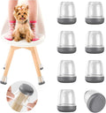Small Graphene Chair Leg Floor Protectors, Pet Hair Resistant, Fit 0.8"-1" | Upgraded Chair Leg Caps for Carpet Hardwood Floors, Clear Furniture Feet Covers Anti-Scratch Reduce Noise-16PCS by MOYOHIMChairLegFloorProtectors