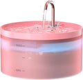 Pink Cat Water Fountain: Super Silent Cats Fountain | 108oz/3.2L Pet Water Fountains for Cats Indoor Faucet Cat Fountain for Cats and Dogs by BEMOONY