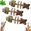 2026 New Creative Fish Bone Cat Dental Chew Toy, Natural Fishbone Catnip & Silvervine Chew Toy, Interactive Kitten Chew Playthings for Cats Teeth Cleaning (Mixed Flavors, 3Pcs) by Unknown