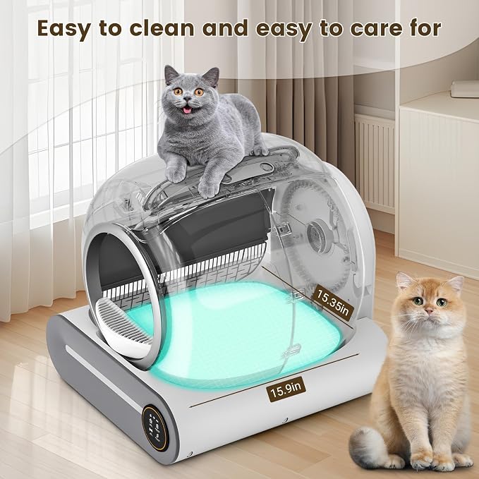 DuckSky Silicone Cat Litter Pad Replacement Part for 65L+9L Self Cleaning Litter Box, Leakproof Silicone Mat, Anti-Stick Accessory [Only Compatible with Orders Purchased After February 17, 2025] - Image 3