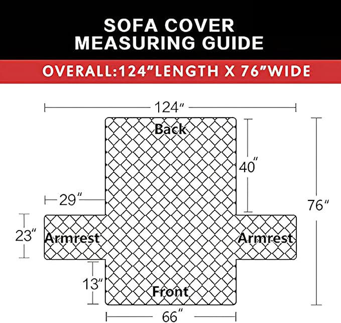 Easy-Going Reversible Couch Cover, 3 Cushion Sofa, Large, Dark Blue/Ivory | Machine Washable Slipcover For Dogs, Water Resistant Furniture Mat For Living Room, Non-Slip Sofa Cover, Pet Friendly - Image 6