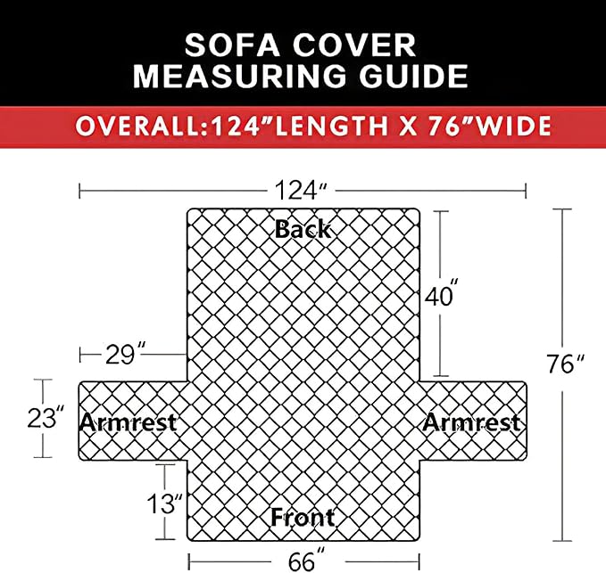 Easy-Going Reversible Couch Cover, 3 Cushion Sofa, Large, Orange/Black | Machine Washable Slipcover For Dogs, Water Resistant Furniture Mat For Living Room, Non-Slip Sofa Cover, Pet Friendly - Image 6
