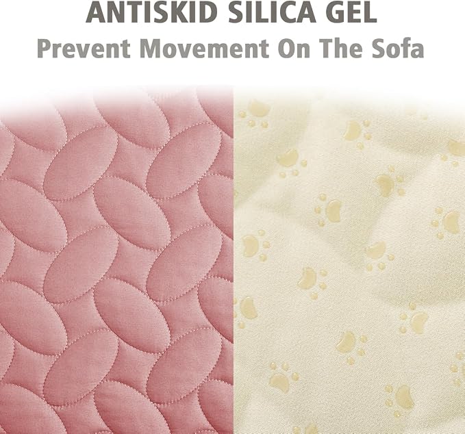 Ameritex Waterproof Pet Bed Cover Anti-Slip Dog Bed Blanket for Sofa and Furniture Waterproof New Pattern Design (Pink, 30x80 Inch (Pack of 1)) - Image 4