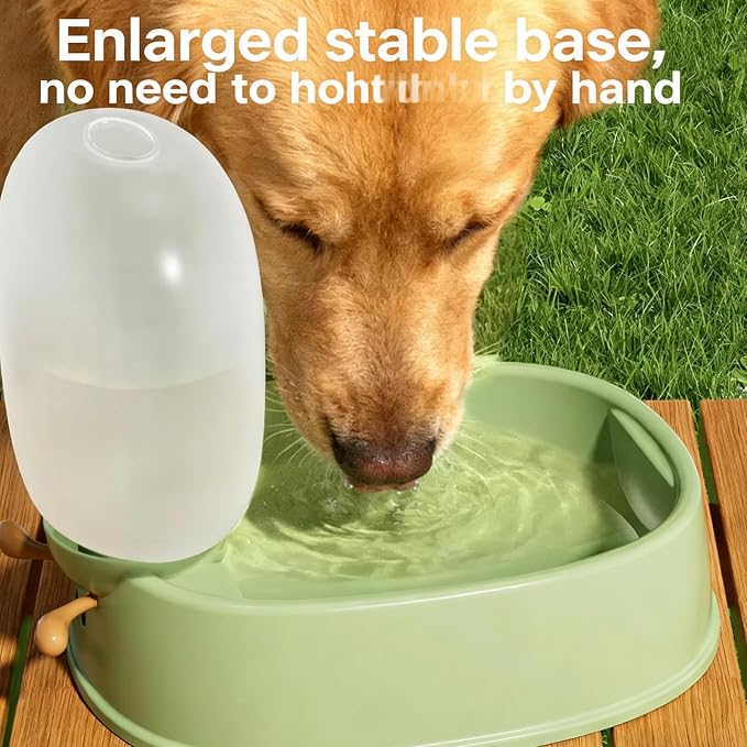 Portable Pet Water Bottle & Bowl, 17oz Leak - Proof Travel Dispenser for Outdoor Walking, Hiking(Yellow) - Image 4