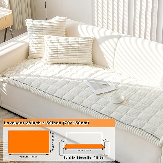 ZQFFB Couch Cover for Dogs Washable Non-Slip Pet Friendly Sofa Protector | Multiple Sizes Dog Blanket Fit Sectional Sofas & Loveseats, Prevents Pet Hair, Scratches & Stains - Image 6