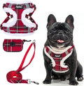 PUPTECK Dog Harness and Leash Set Medium Sized, Step in No Pull Adjustable Puppy Cat Harness Reflective Pet Vest by PUPTECK
