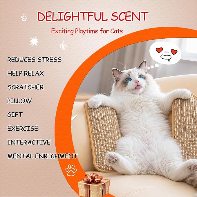 Cat Kicker Toys Pillow Sisal Catnip Cat Toys for Indoor Cat Kitten 3 Pack | 13inch Cats Toys Sticks for Bunny Kicking Boredom Breaker Interactive Cat Nip Kicker Toy for Large Cats - Image 5