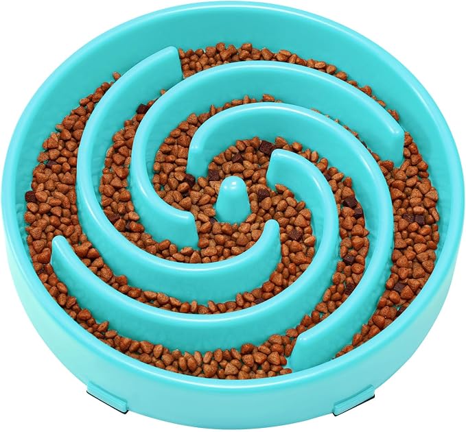 JASGOOD Slow Feeder Dogs Bowl for Large Medium Dogs,Anti-Gulping Pet Slower Food Feeding Bowls Stop Bloat,Preventing Choking - Image 8