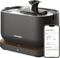 PETLIBRO Cat Water Fountain, App Monitoring Pet Fountains for Cats Indoor with Stainless Steel Tray, 2.5L/84oz Dockstream Automatic Water Dispenser for Drinking, 2.4G Wi-Fi Smart Bowl Inside by Unknown