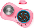 MateeyLife Dog Food and Water Bowl Set 3 in 1, Slow Feeder Dog Bowls & Stainless Steel Water Bowl with Non-Spill Silicone Mat, Cat and Puppy Bowls Pet Dishes for Small Medium Large Breed Anti-Choking by MateeyLife