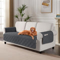 TAOCOCO Waterproof Couch Covers for Dogs, Non Slip Pet Sofa Cover, 72.4'' | Washable Couch Seat Covers with Arms for 3 Cushion Couch, Dog Couch Cover Protector, Pockets & Backless Design, Charcoal Gray by TAOCOCO
