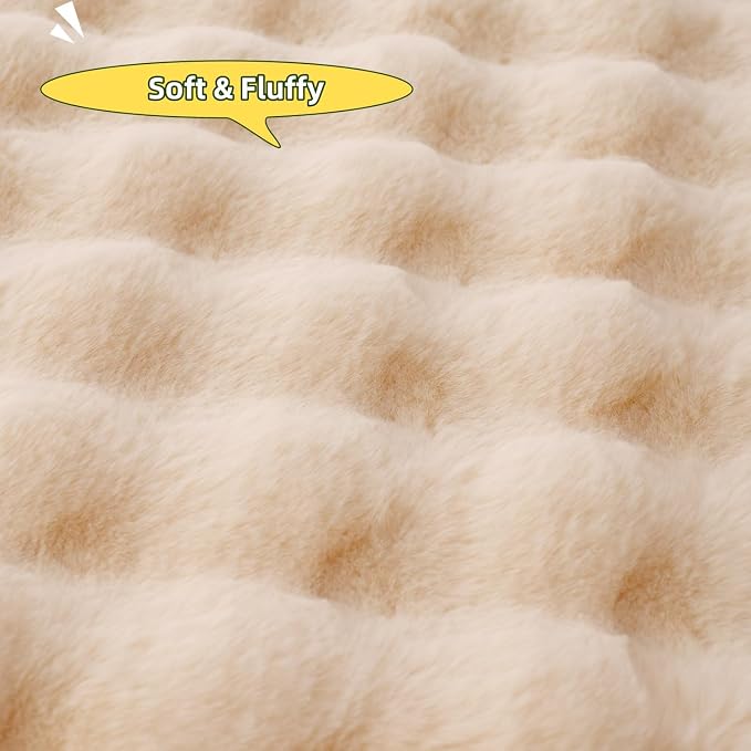 SHENGOCASE Pet Cushion Pad, Faux Fur Dog and Cat kneading Pillow, Cozy Bed Insert for Crate Pad Padding for Cage Kennel (23.6" x 35.4") - Image 4