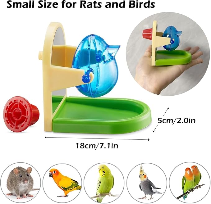2Pcs Rat Enrichment Foraging Toy, Intelligent Treat Dispensing Puzzle | Interactive Puzzle Design Inspires Natural Foraging Instincts, Slows Feeding Speed to Relieve Boredom and Anxiety for Rats - Image 4