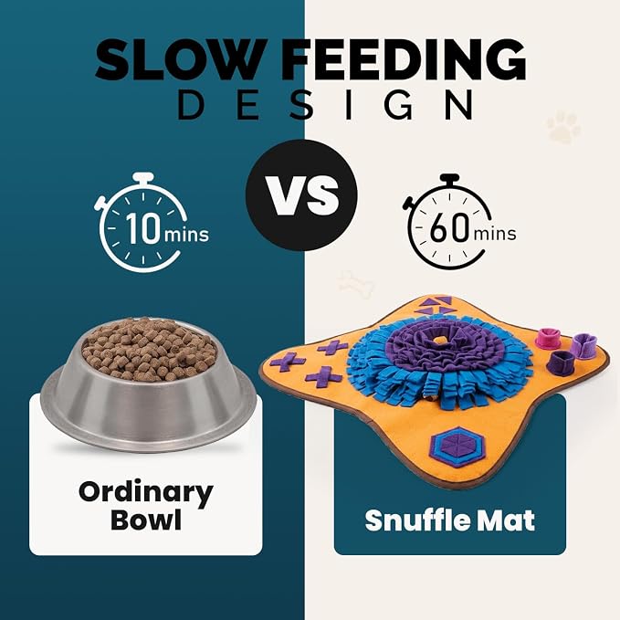 PET ARENA Adjustable Dog Snuffle Mat, Interactive Feeding Enrichment Toy | Encourages natural foraging, slows eating, reduces boredom, and provides mental stimulation for pets of all ages. - Image 5